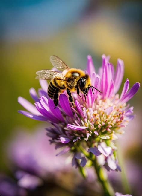 Lexica Bee In Flower Professional Color Grading Soft Shadows No