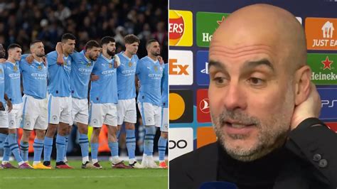 Pep Guardiola Reveals Three Man City Players Asked To Come Off Against Real Madrid Man City