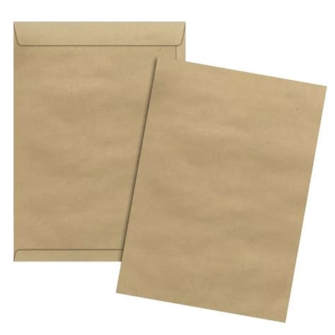 Envelope Foroni Saco Kraft Natural Pardo 229 X 324 A4 250 Unidades