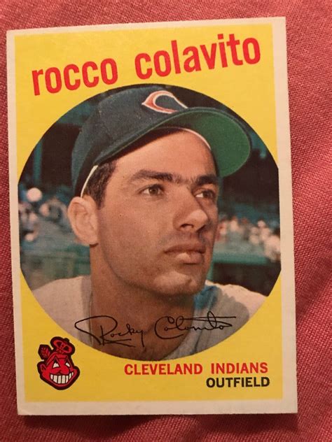 Topps Set Break Rocky Colavito Ebay