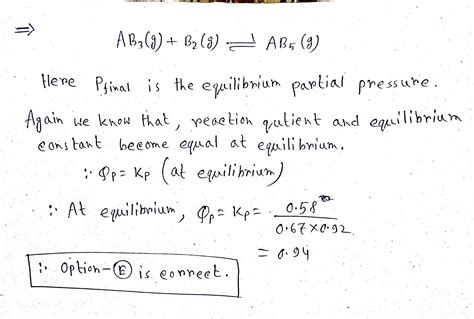 [Solved] What exactly is the reaction quotient? What's it's formula ...