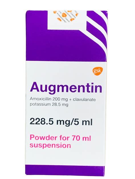 Augmentin Syrup Mg Powder X Ml Medecify