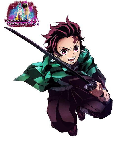 Kimetsu No Yaiba Tanjirou Render By Tsukishima1997 On Deviantart