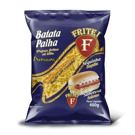 Riograndense Distribuidora Batata Palha Fritei 400g Tradicional