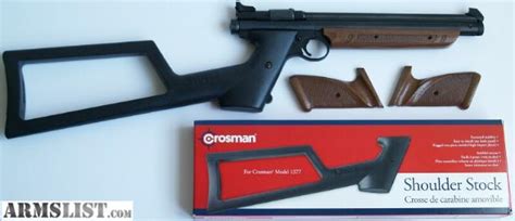 Armslist For Sale Crosman 1377 Air Pistol And Stock