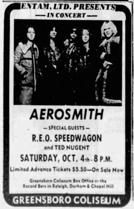 Aerosmith The Concert Database