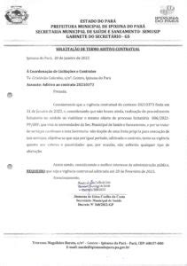 Justificativa Termo Aditivo Prefeitura Municipal De Ipixuna Do