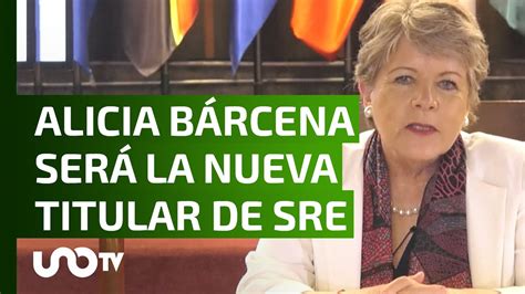 El Presidente L Pez Obrador Nombra A Alicia B Rcena Para Sustituir A