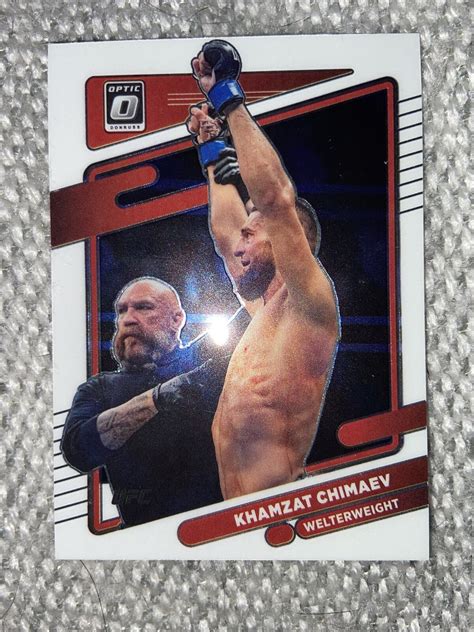 2022 Donruss Optic UFC Base 72 Khamzat Chimaev Welterweight EBay