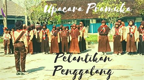 Upacara Pelantikan Pramuka Penggalang Gudep Youtube