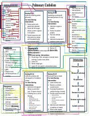 Pulmonary Embolism Concept Map Cultural Map