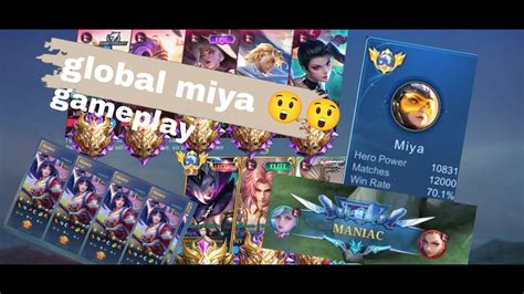 Miya New Build Miya Late Game Maniac Ops Damge Late Game