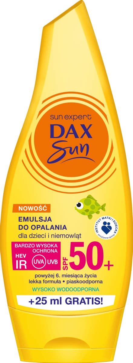 Dax Sun Emulsja Do Opalania Dla Dzieci I Niemowl T Spf Ml