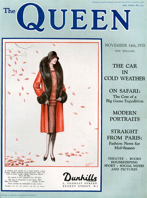 1920s Uk The Queen Magazine Cover 6 Photograph By The Advertising