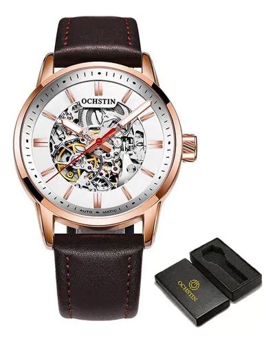 Reloj Mecánico Tourbillon De Cuero Ochstin Para Hombre Color Del Fondo