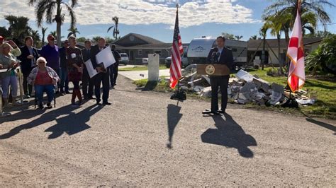 Governor Ron Desantis Gives Update On Hurricane Ian Recovery Efforts In Swfl