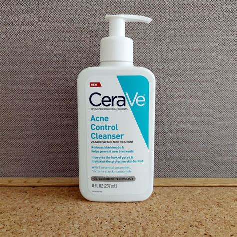 Jual Cerave Acne Control Cleanser 2 Salicylic Acid Acne Treatment Pump