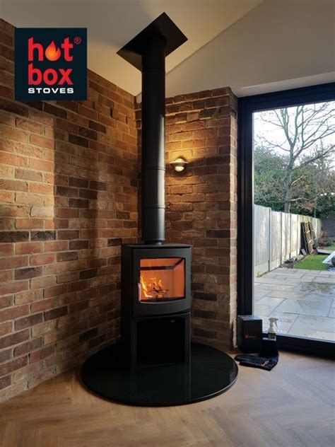 Corner Wood Burning Stove Fireplace