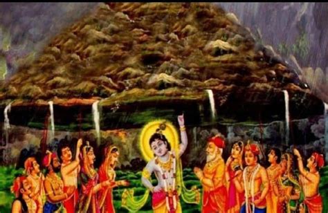 Govardhan Puja 2021 Lord Shri Krishna Defeat Indra गोवर्धन पूजा के लिए भगवान श्रीकृष्ण ने रची