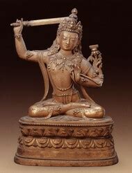 Buddhist Deity Manjushri Arapachana Mongolian Sculpture Masterworks