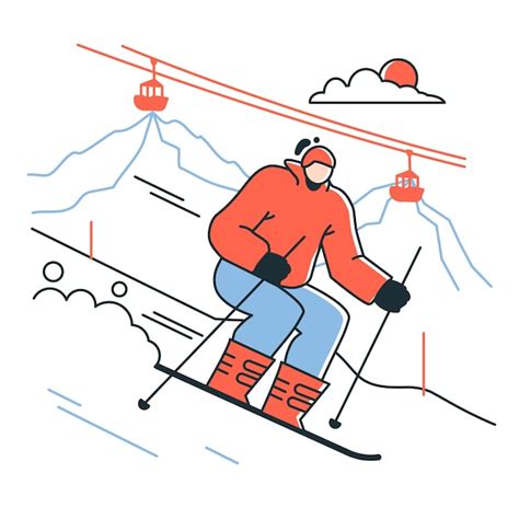 Images De Ski Illustration T L Chargement Gratuit Sur Freepik