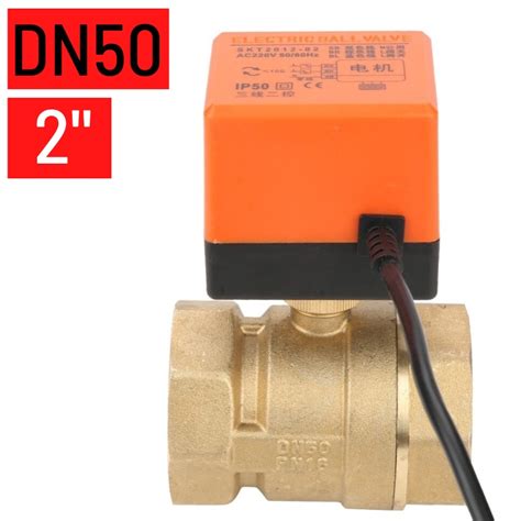 Jual Flow Control Motorized Electrical Ball Valve Dn50 2inch 2 2way 220v Shopee Indonesia