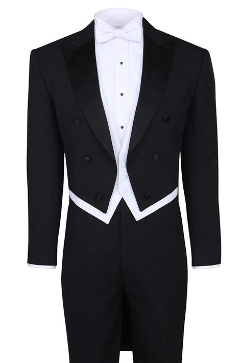 Black Tuxedo With Tails For Men