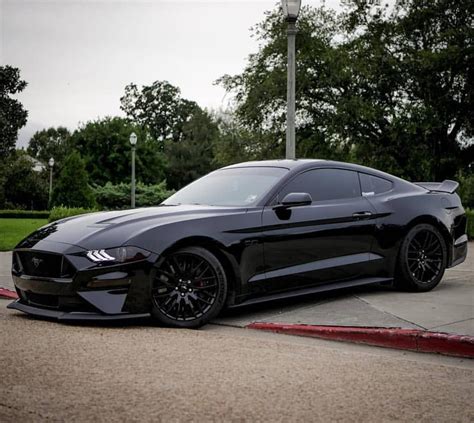 Shadow Black Ford Mustang