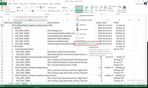 Primavera P Export To Excel How To Color Wbs Level Automatically