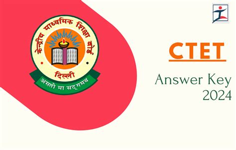 Ctet Answer Key 2024 Out Paper 1 And 2 Omr Sheet Pdf