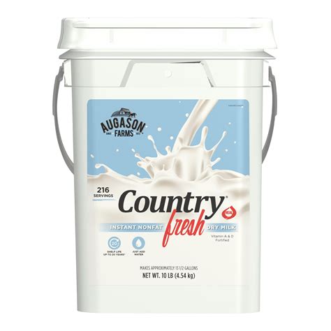 Augason Farms Country Fresh Instant Nonfat Dry Milk Powder | Bass Pro Shops