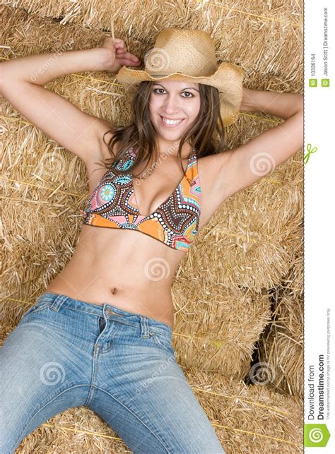 Sourire De Cow Girl Photo Stock Image Du Pays Sourire 10336164