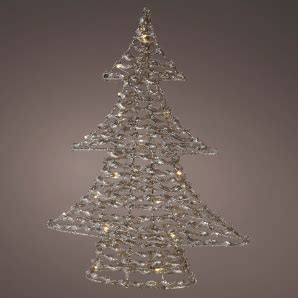 Luxe Kerstboom Met LED Verlichting Goud Warm Wit 30 Lampjes Voor