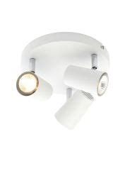 Inlight Harvey Light Gu Spotlight Plate White Inl Wht