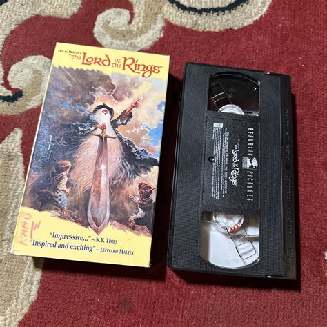 Mavin The Lord Of The Rings VHS 1993 Animated Cartoon JRR Tolkien S