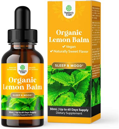 Amazon Hawaii Pharm Lemon Balm Alcohol FREE Liquid Extract Lemon