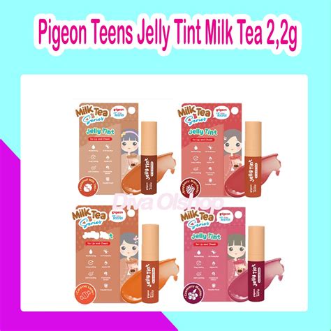 Jual Pigeon Teens Jelly Tint Milk Tea Series Shopee Indonesia