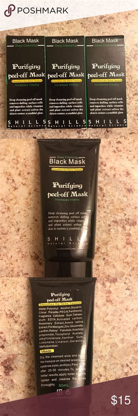 Sold Shills Black Peel Mask Mask Peel Peel Off Mask