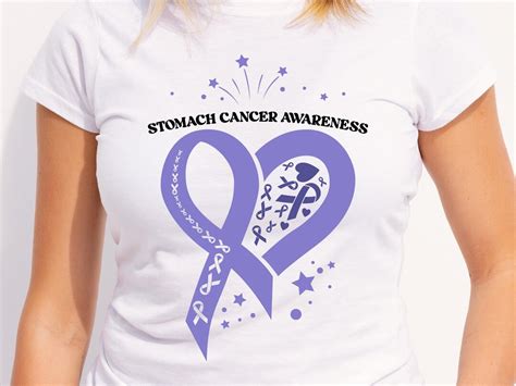 Stomach Cancer Awareness Svg Png Cricut Sublimation Design Stomach