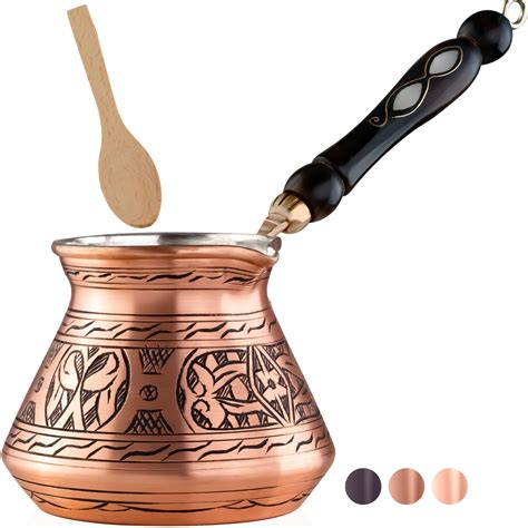 Amazon Demmex Pcs Turkish Greek Coffee Set For With Engraved