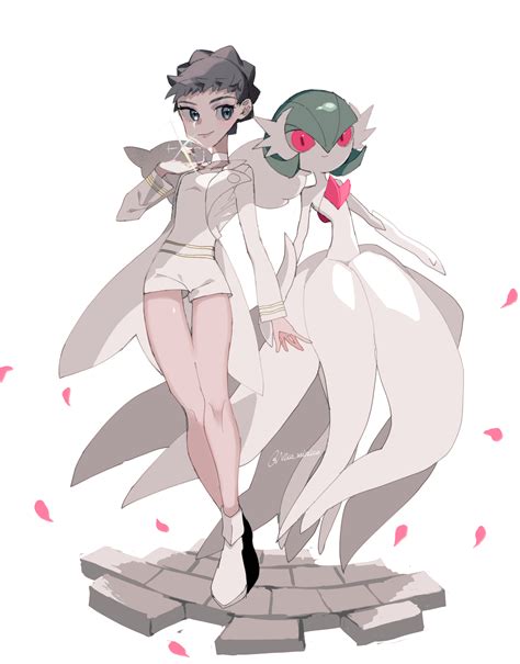 Gardevoir Mega Gardevoir And Diantha Pokemon And 1 More Drawn By