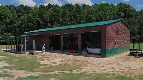 30x71x12 Commercial Building With Lean To 30x71 Metal Building