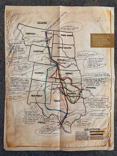 Lonesome Dove Trail Map