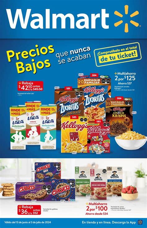 Folleto Walmart Precios Bajos Al 3 De Julio 2024