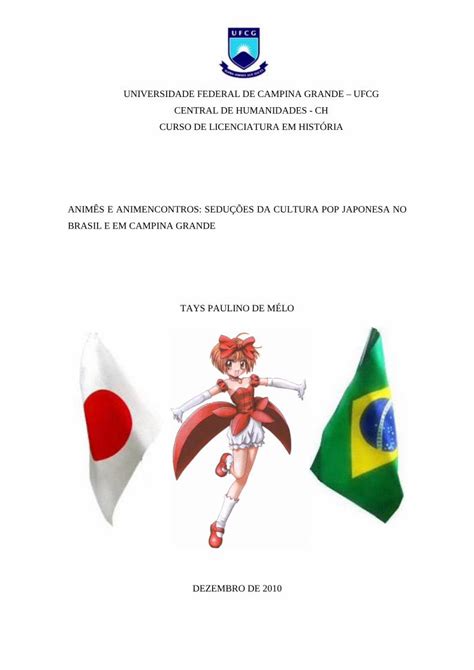 Pdf Animes E Animencontros Sedu Es Da Cultura Pop Japonesa No