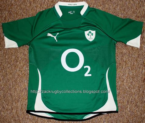 ZackRugby Collections®: Ireland (IRFU) SS Pro Home 2010/2011 Rugby Jersey