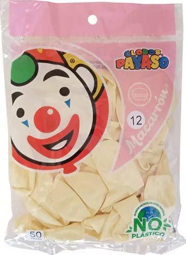 Globos Amarillo Pastel Cumplea Os Macarron Payaso Pz Env O Gratis