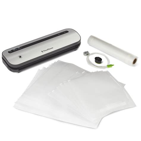 Foodsaver Space Saving Vacuum Sealer With Bags And Roll