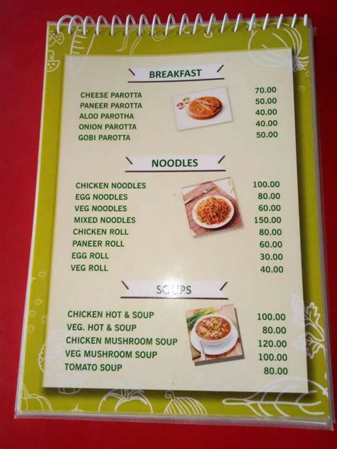 Menu At Desi Dhaba Silchar