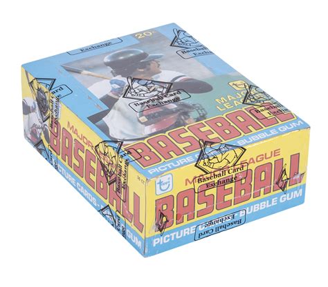 Lot Detail Topps Baseball Unopened Wax Box Packs Bbce